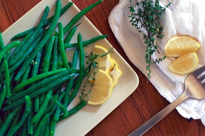 Green Beans with Lemon and Thyme