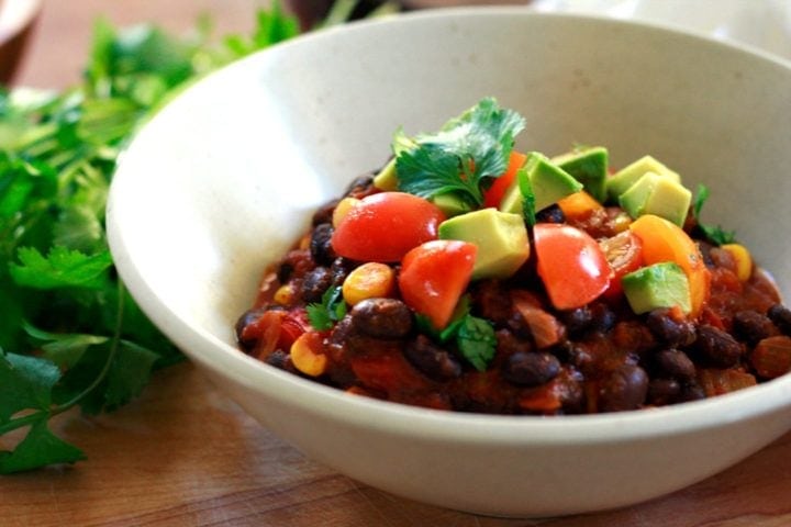 Vegan Black Bean Chili