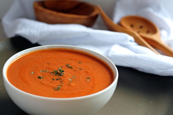 Vegan Tomato Bisque Soup