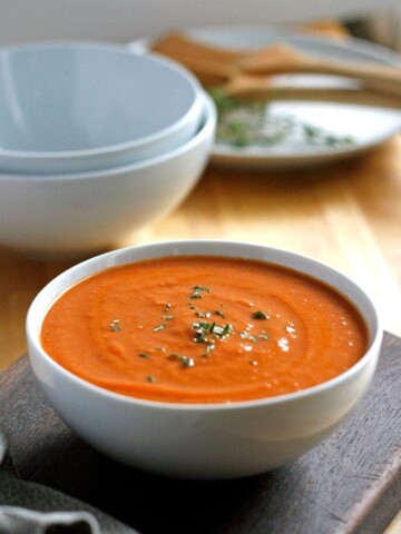 Vegan Tomato Bisque Soup