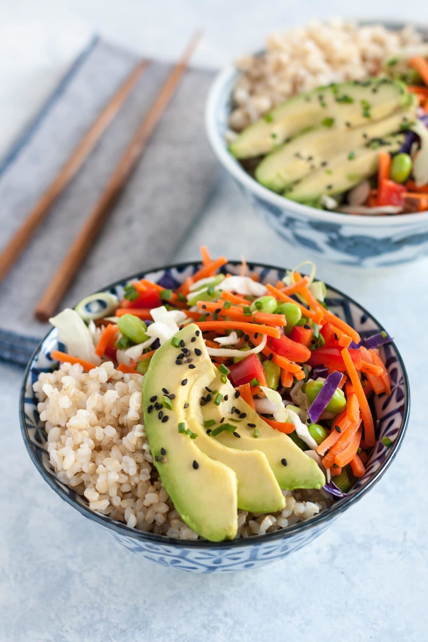 Edamame Sushi Bowl Recipe Well Vegan