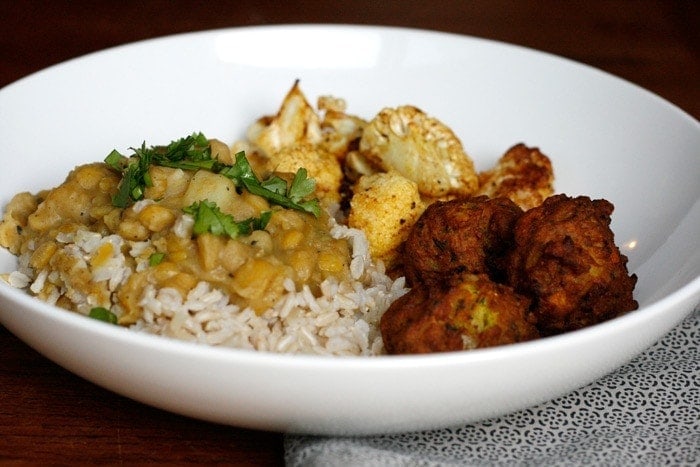 Coconut Curry Lentils and Potatoes