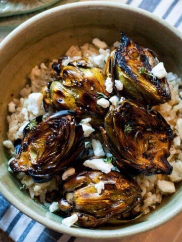 Balsamic Grilled Artichokes