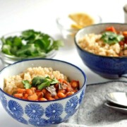 black eyed pea curry with greens