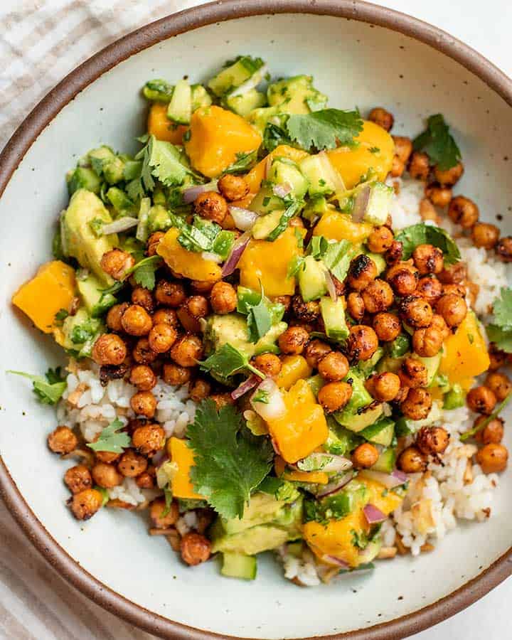 Mango Chickpea Salad
