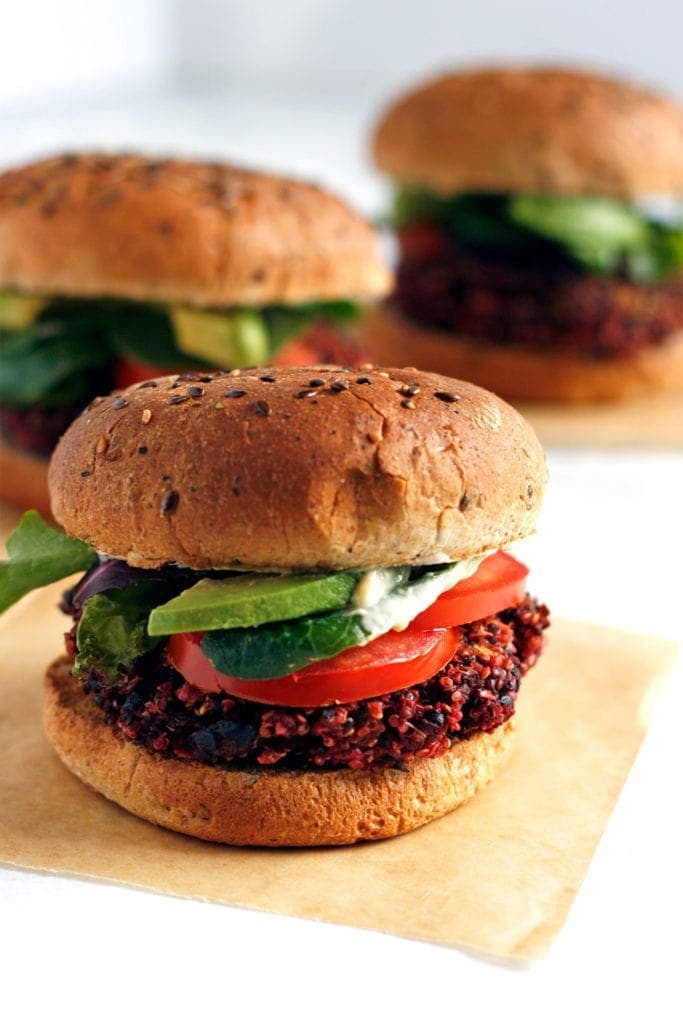 Beet Black Bean Quinoa Vegan Burgers Recipe Well Vegan