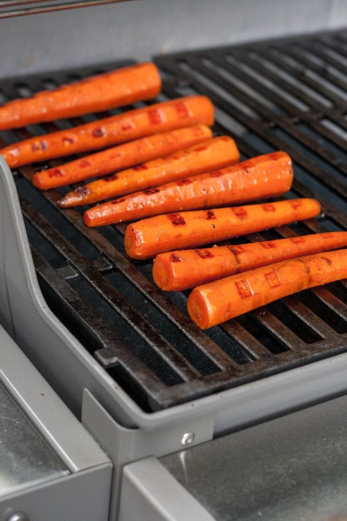 grilled carrot dogs