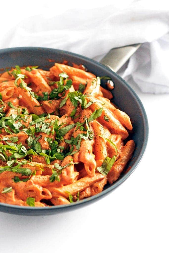 tomato basil cream pasta