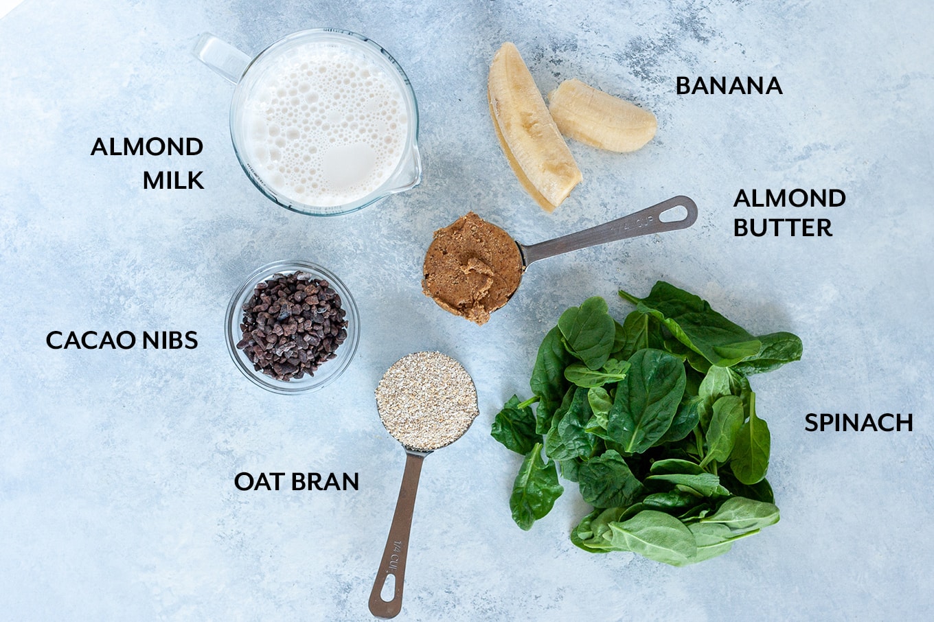 Cacao Almond Spinach Smoothie 
