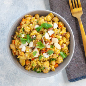 Curried Chickpea Avocado Salad