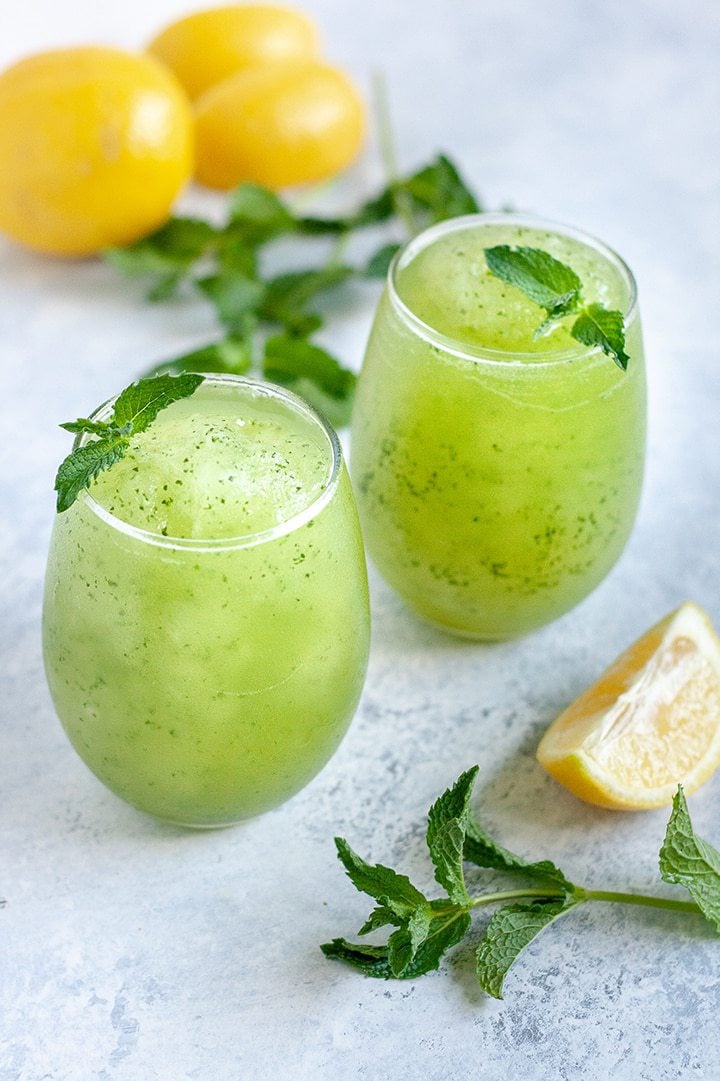 Amplia gama tolerancia Centro de la ciudad Aloe Vera Lemonade Slush Recipe - Well Vegan