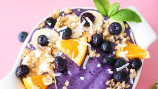 Blueberry Mint Smoothie Bowl Recipe - Well Vegan