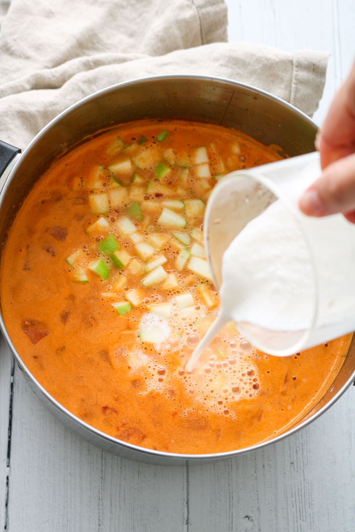 Spicy Peanut Soup with Coconut and Kale Recipe - Well Vegan