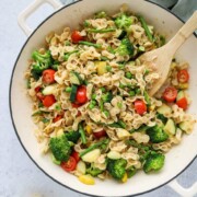 easy vegan pasta primavera