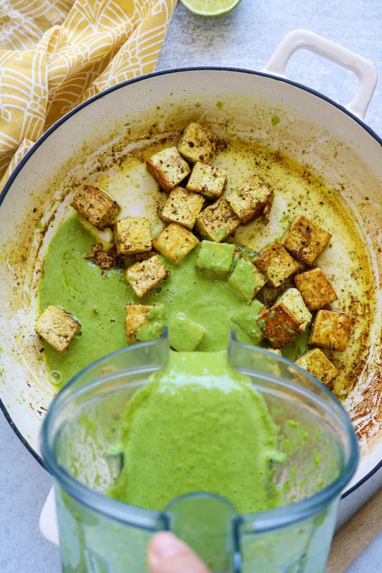 Coconut Thai Green Curry with Tofu Recipe - Well Vegan