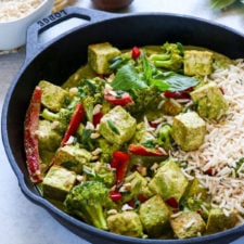 Coconut Green Curry with Tofu -image