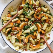 roasted delicata squash pasta