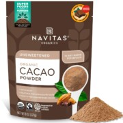 cacao powder in a bag.