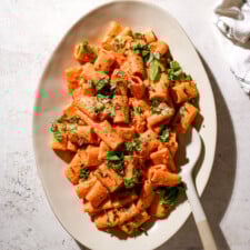 Tomato Basil Cream Pasta-image