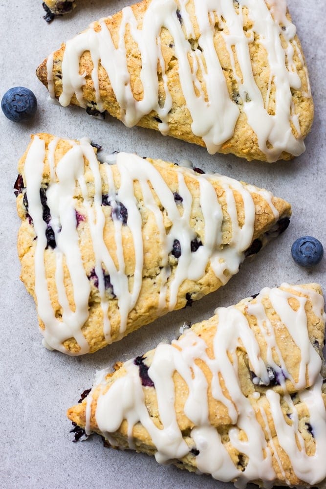blueberry scones