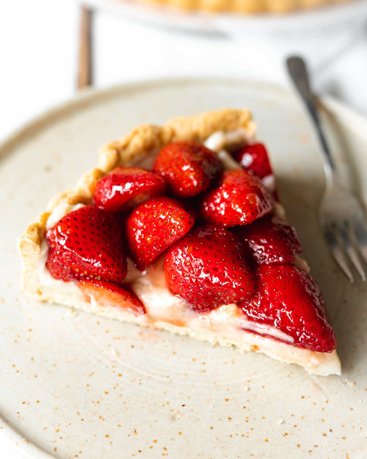 Vegan Strawberry Tart from Addicted to Dates - Vegan Strawberry Dessert Recipes