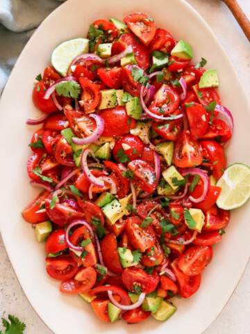 Marinated Tomato and Avocado Salad
