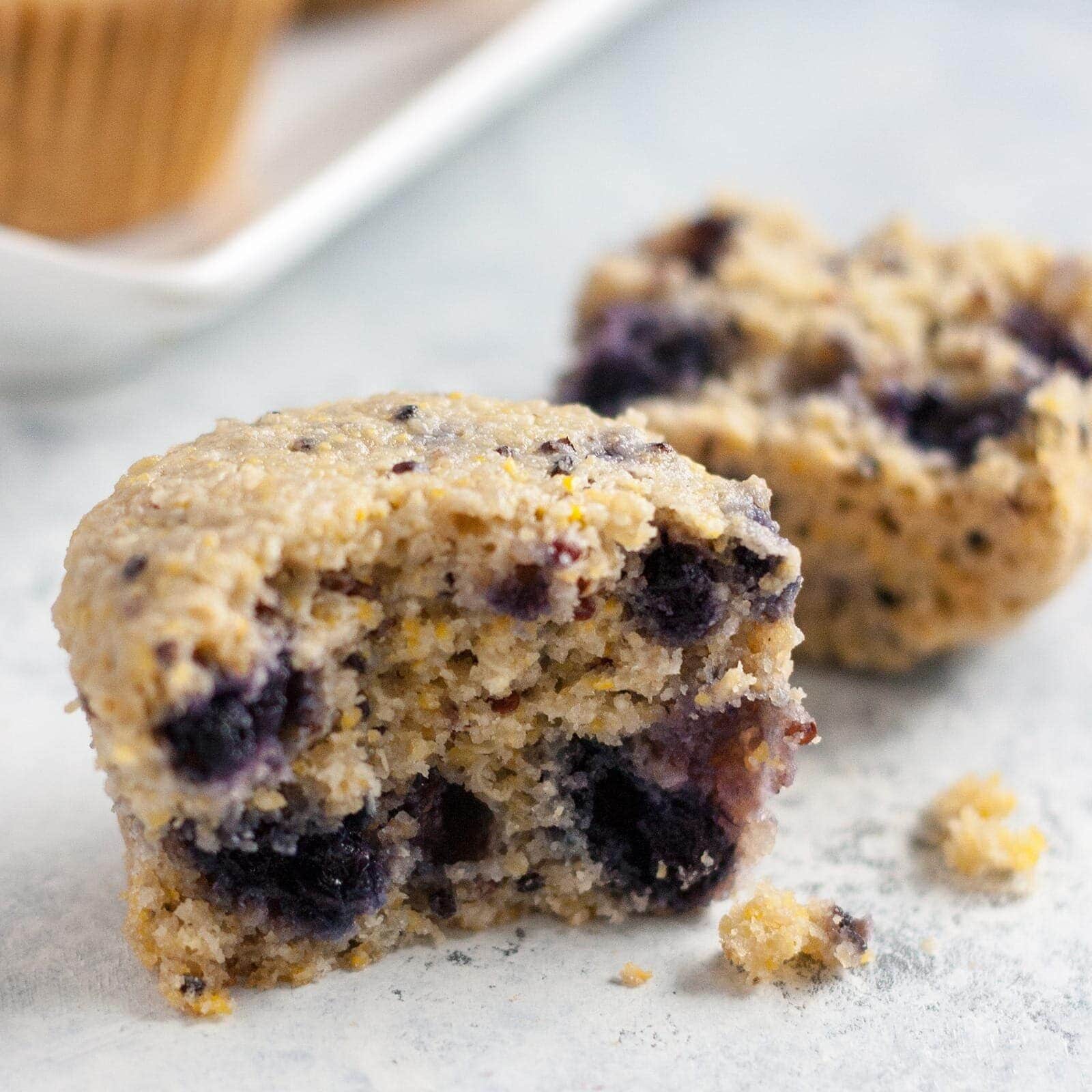 blueberry quinoa muffins.