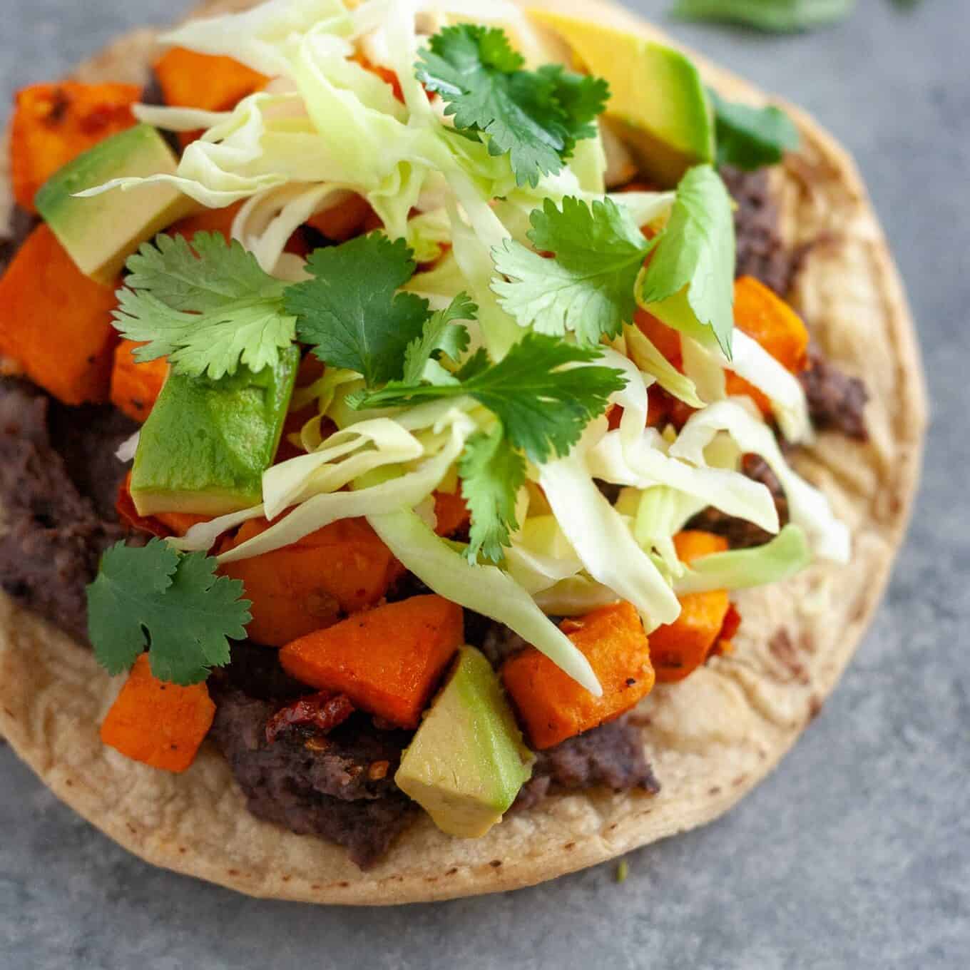 Chipotle Sweet Potato Tostadas.