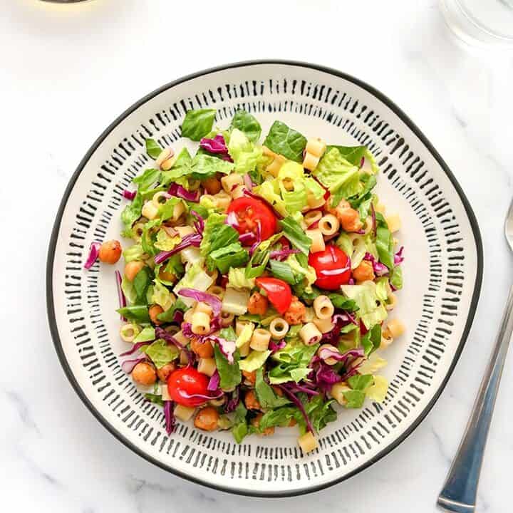 vegan italian chopped salad