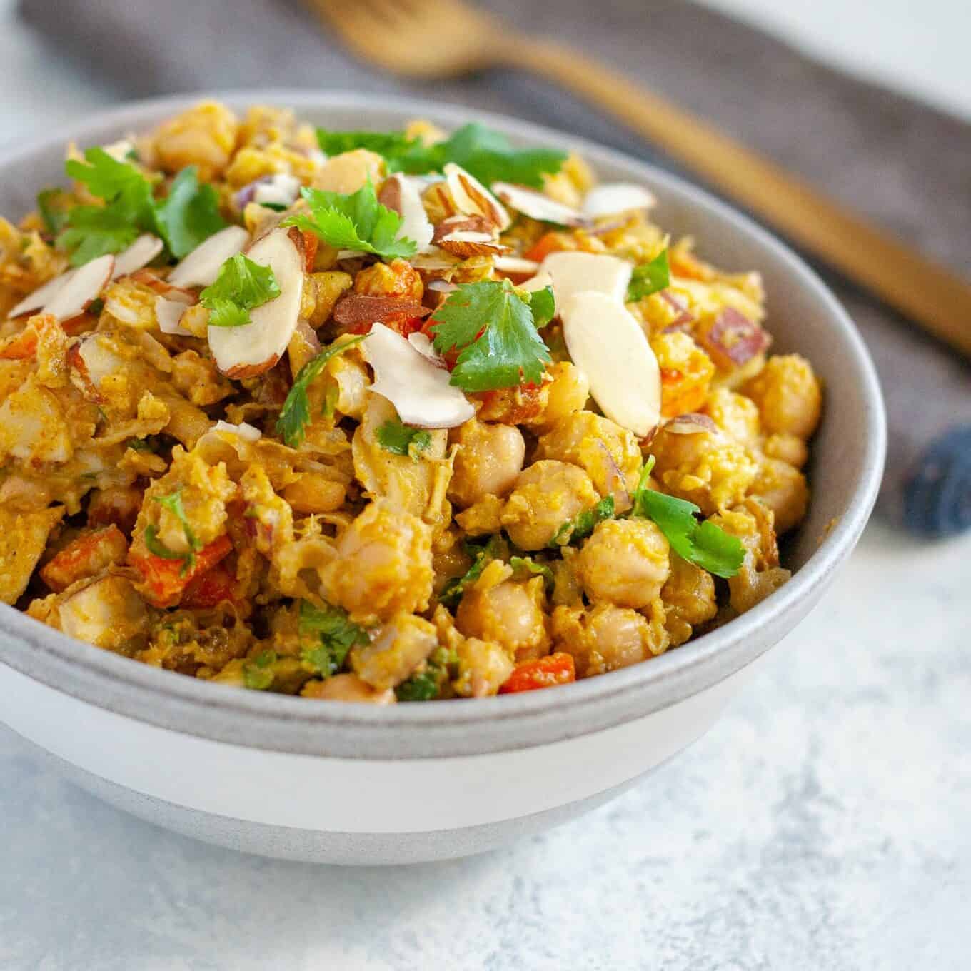 Curried Chickpea Avocado Salad